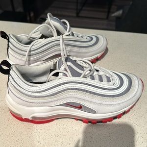 Nike Air Max 97- White/Varsity Red